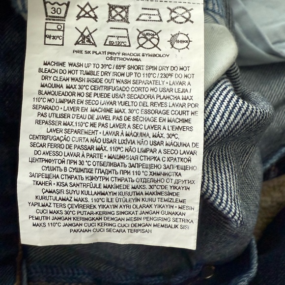 MANGO Women's 6 High Waist Wide Leg Jeans Blue - Picture 14 of 16